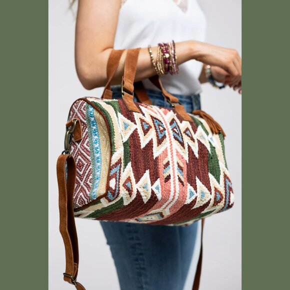 Eloise Boho Handwoven Bag - Picture 6 of 13